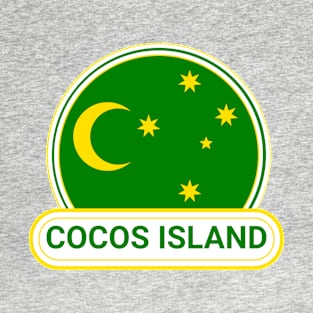 Australia Cocos Island Keeling Islands Country Badge - Cocos Island Flag - Keeling Islands T-Shirt